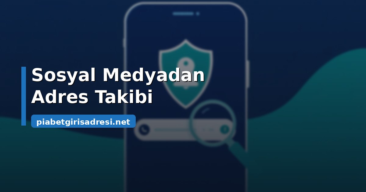 Sosyal medya üzerinden adres duyurusu takibi ve doğrulama kavramı